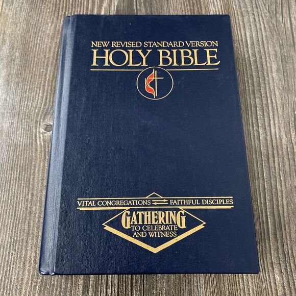 COKESBURY NRSV PEW UNITED METHODIST EDITION BIBLE 1990 - Hardcover - Picture 1 of 8